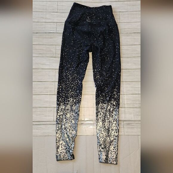 Beyond Yoga Ombre Alloys Shimmering Leggings Navy Blue Size Xs - Picture 10 of 10